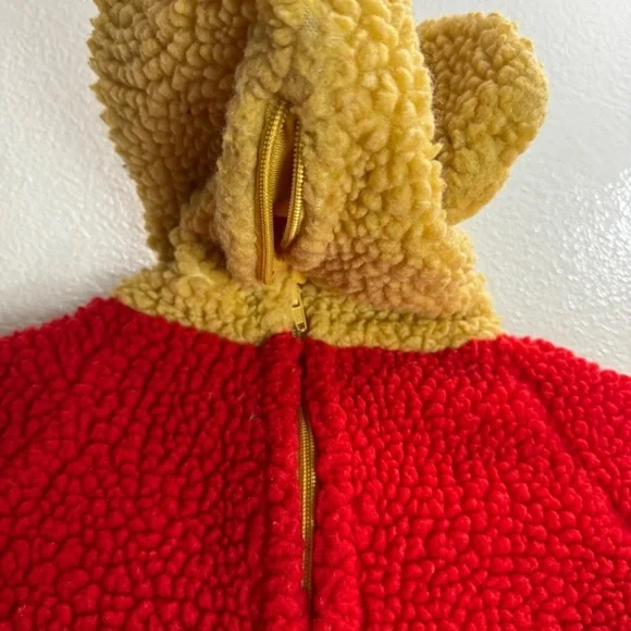 Winnie The Pooh Disneyland Sherpa Outfit Size Kids 2-4T - Picture 6 of 12